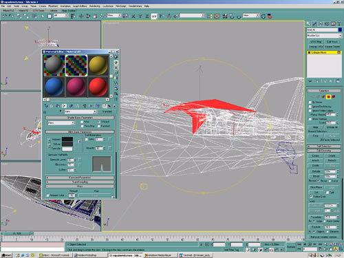 Cab wireframe