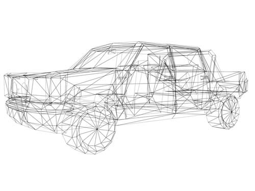 Columbia wireframe