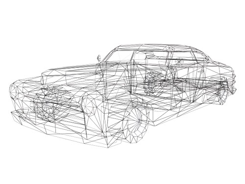 Cab wireframe